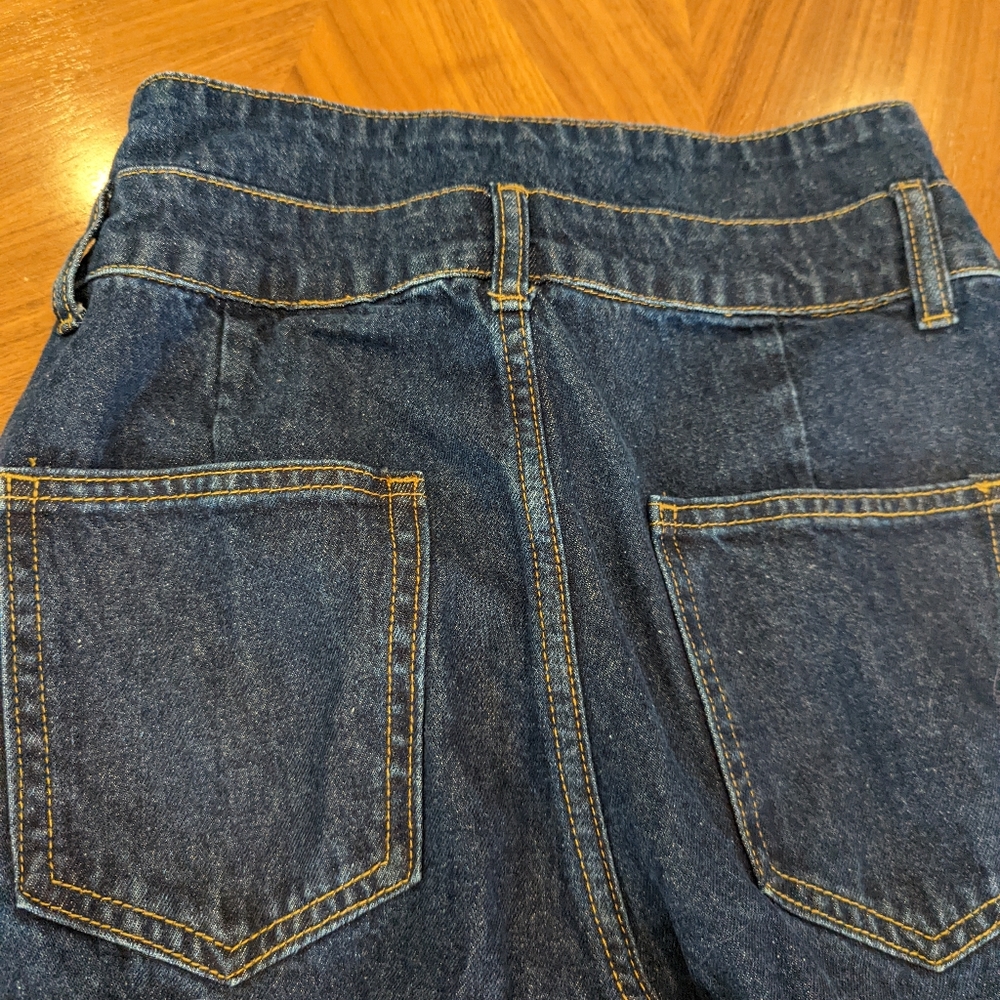 Cider Super High Waist Button Fly Flare Jeans 26 NWOT - Picture 6 of 7